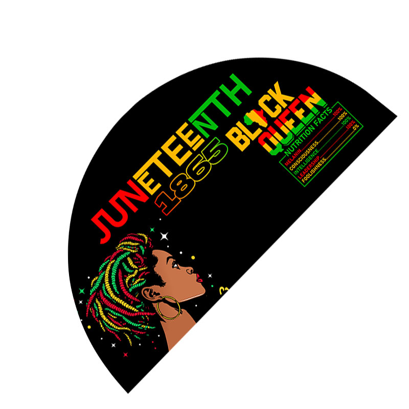 Juneteenth Black Queen Nutrition Facts (Sublimation Transfer for Clack Fan)