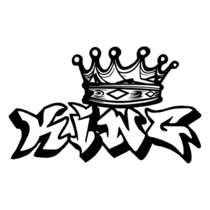 King Crown Black (DTF Transfer)