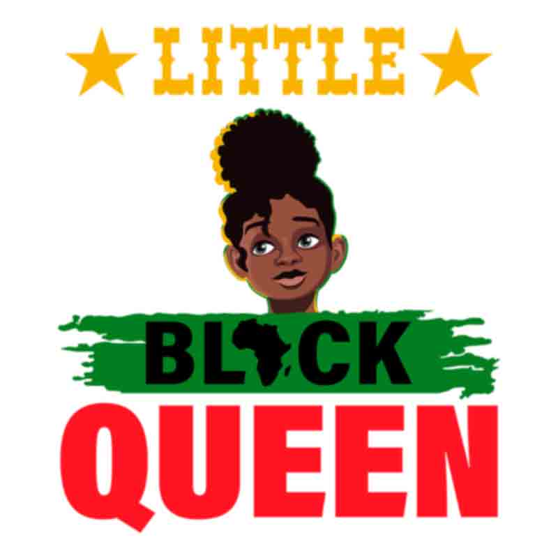 Little Black Queen (DTF Transfer)