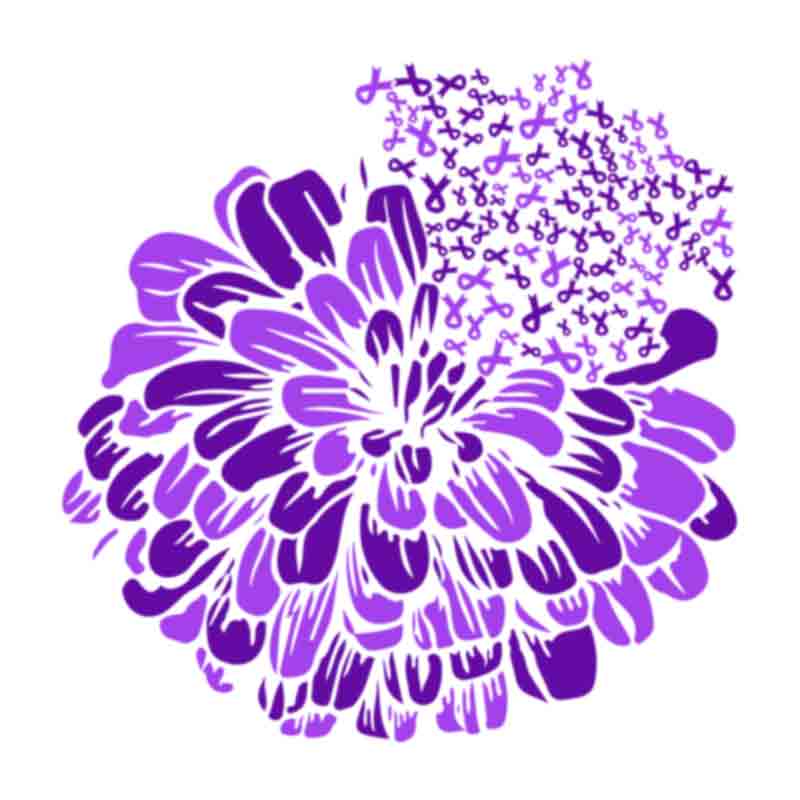 Lupus Flower Lupus Awareness (DTF Transfer)