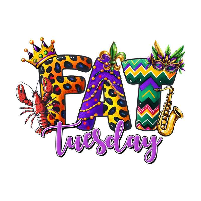 Fat Tuesday (DTF Transfer)