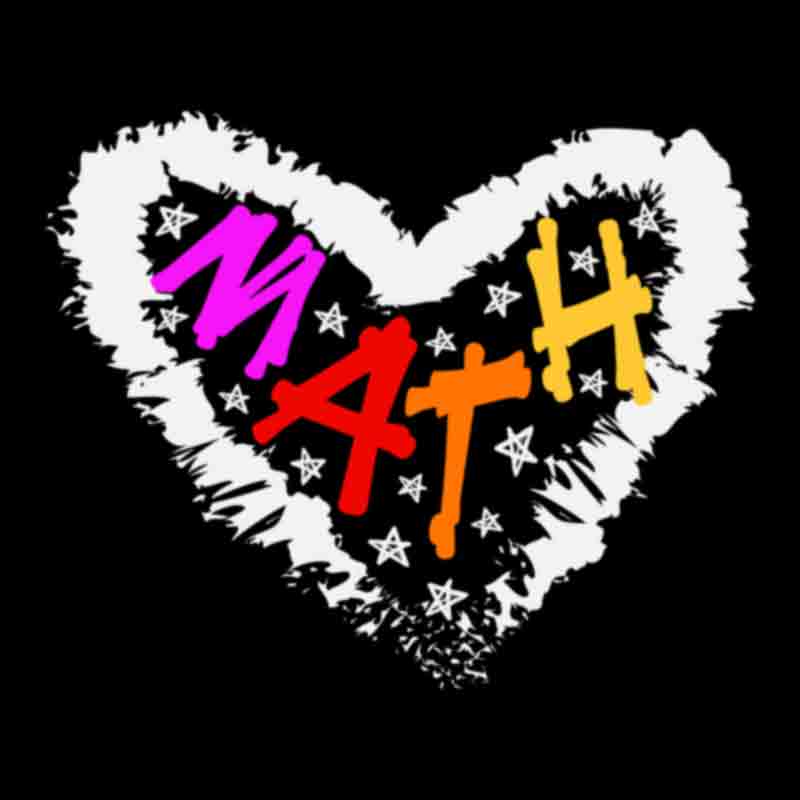 Math Love Heart (DTF Transfer)