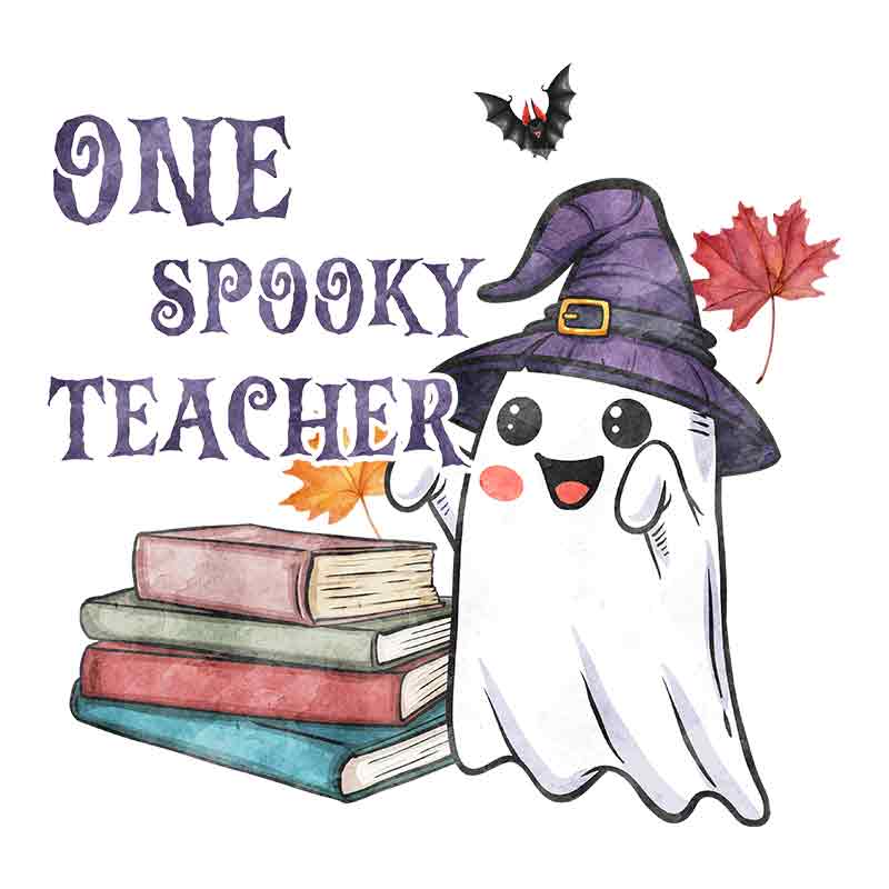 One Spooky Teacher (DTF Transfer)