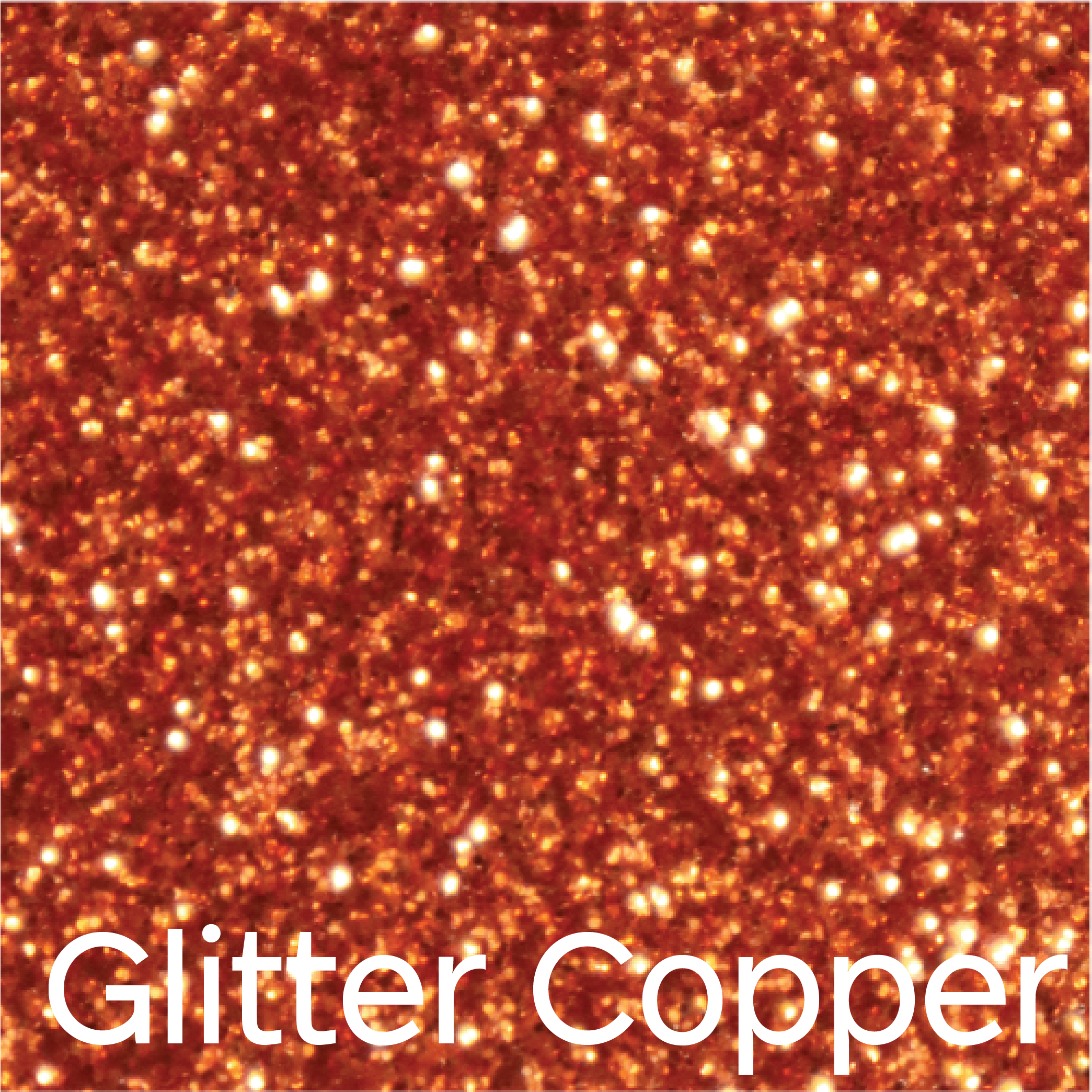 Copper Glitter PARART 3D Puff Heat Transfer Vinyl (HTV)