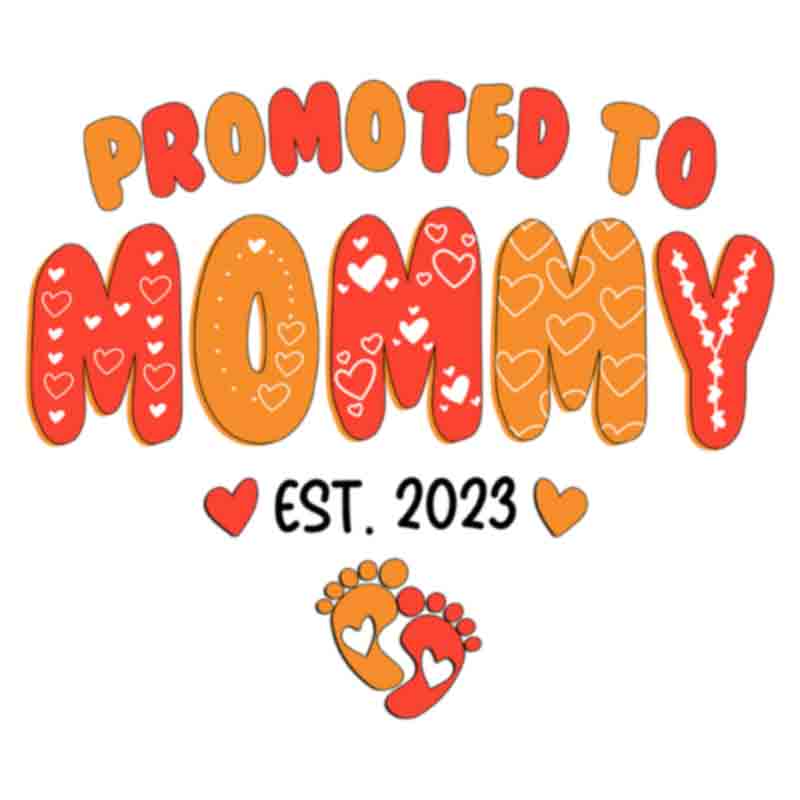 Promoted To Mommy 2023  (DTF Transfer)