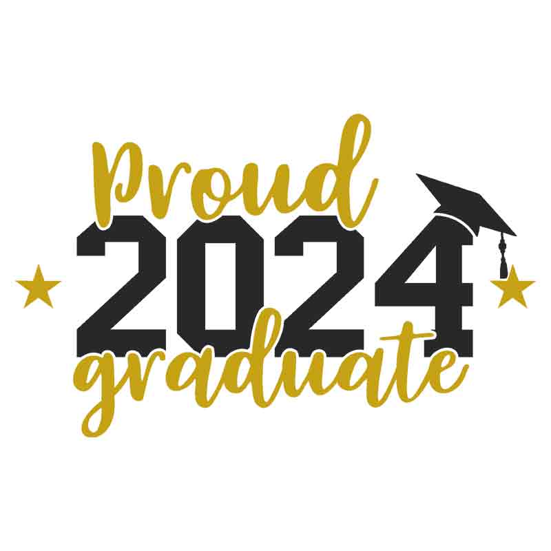 Proud 2024 Graduate (DTF Transfer)