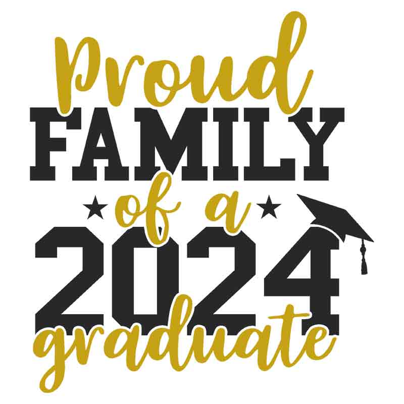 Proud Family 2024 Graduate DTF Transfer   Proud Family 2024 Graduate 2048x2048 