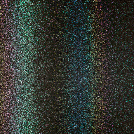 12" Rainbow Black - Siser Glitter Easy Puff Heat Transfer Vinyl