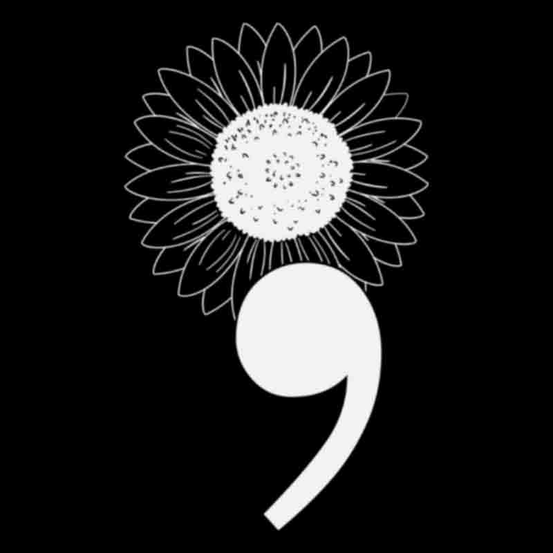 Semicolon Daisy (DTF Transfer)