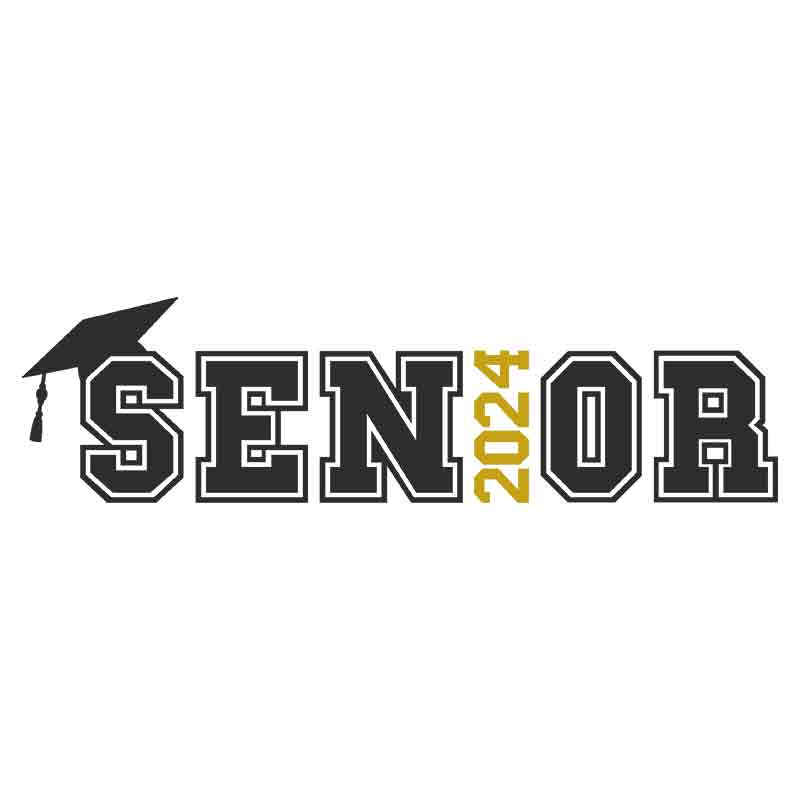 Senior 2024 - Horizontal (DTF Transfer)