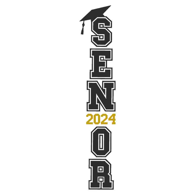 Senior 2024 - Vertical (DTF Transfer)