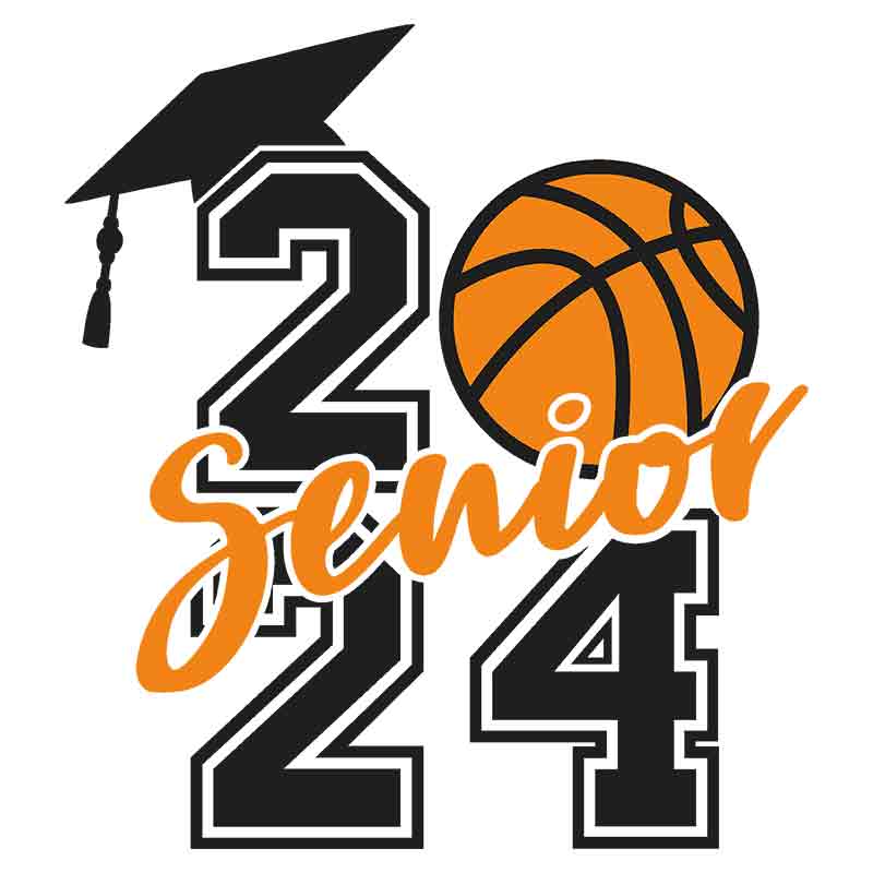 Senior 2024 Basketball 2 DTF Transfer   Senior 2024 Basketball  2 2048x2048 