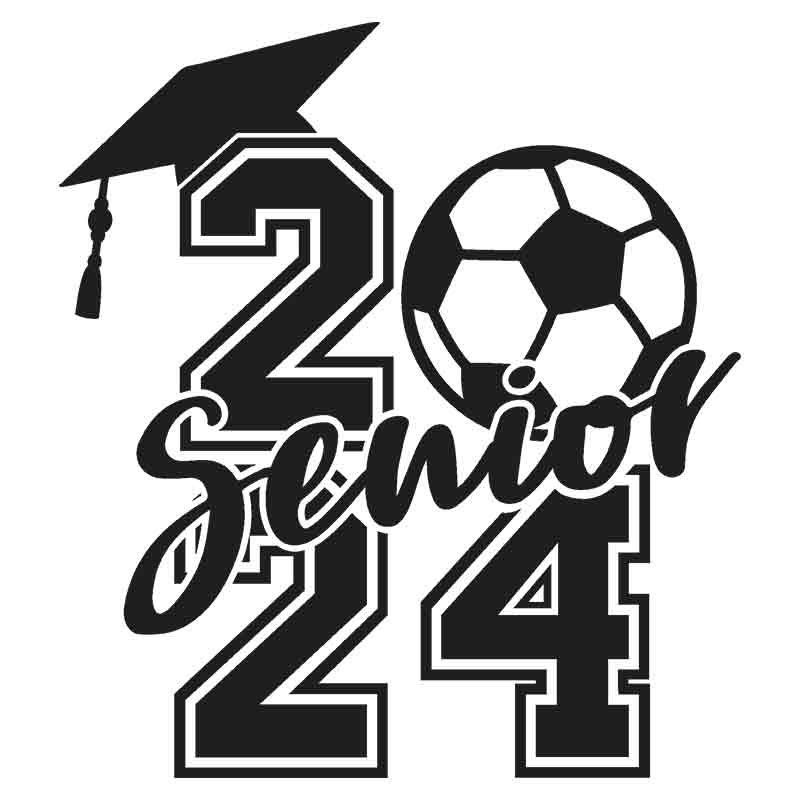Senior 2024 Soccer #2 (DTF Transfer)