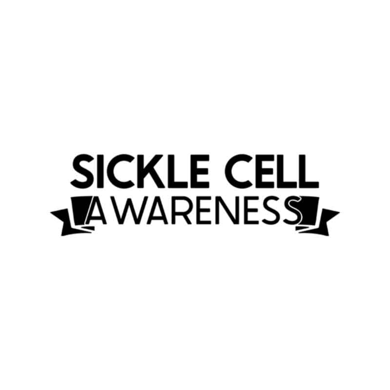 Sickle Cell Awareness black 2 (DTF Transfer)