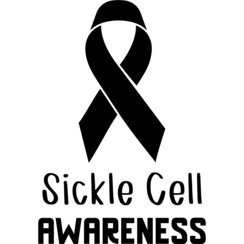 Sickle Cell Awareness black (DTF Transfer)