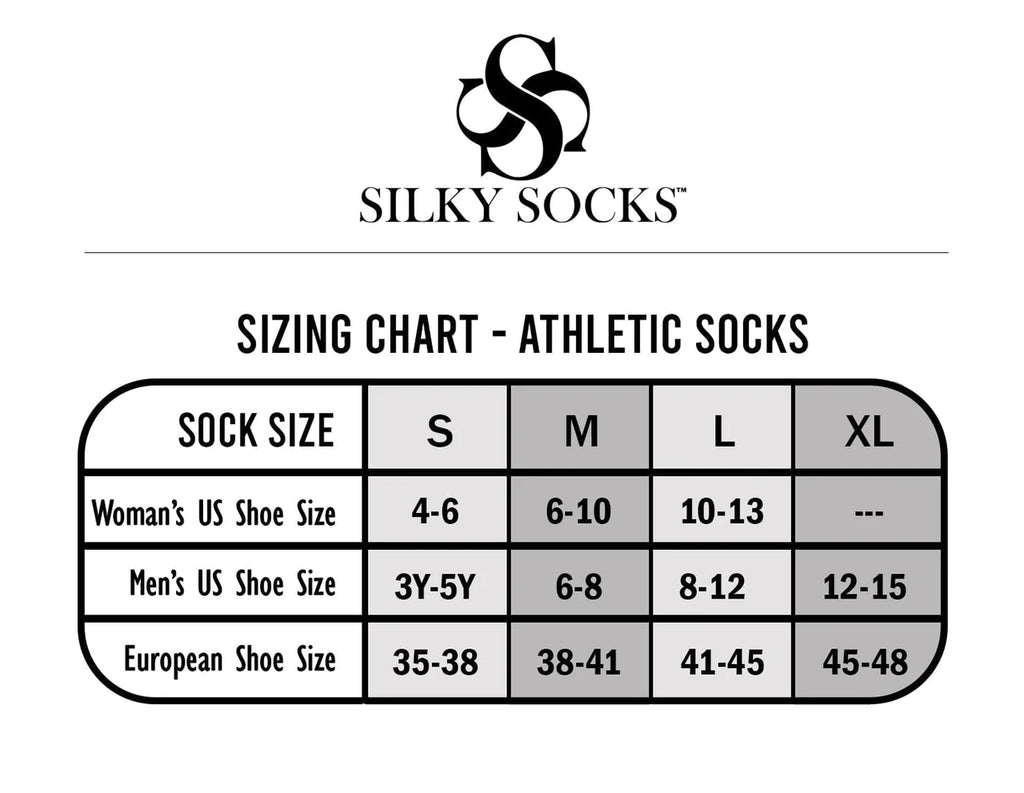 Asics sock online size chart