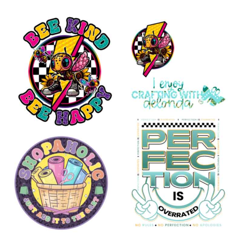 Spring Bloom DTF Gang Sheet