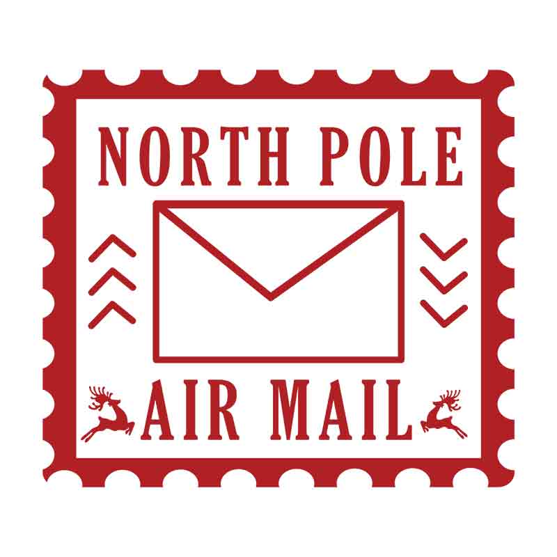 Stamp - North Pole 4 (DTF Transfer)