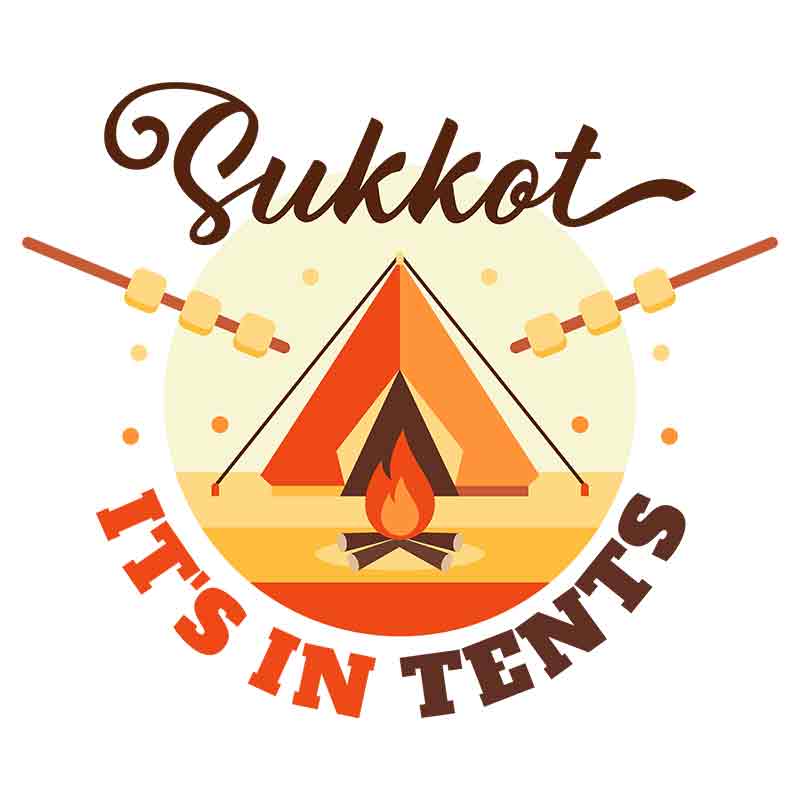 Sukkot Its In Tents (DTF Transfer)