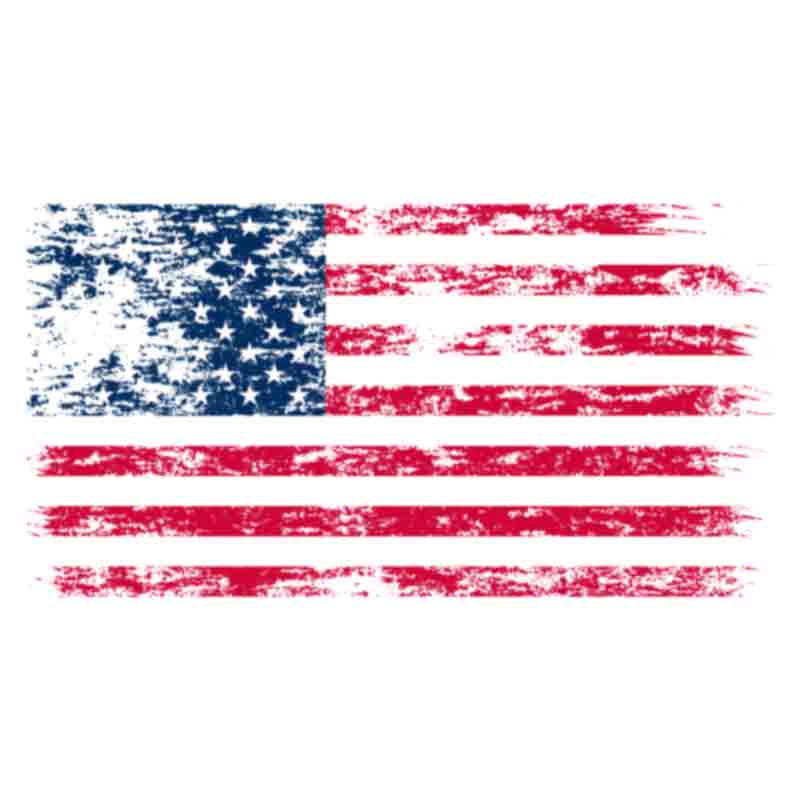 USA Flag Grunge (DTF Transfer)