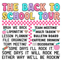 The Back To School Tour (DTF Transfer)