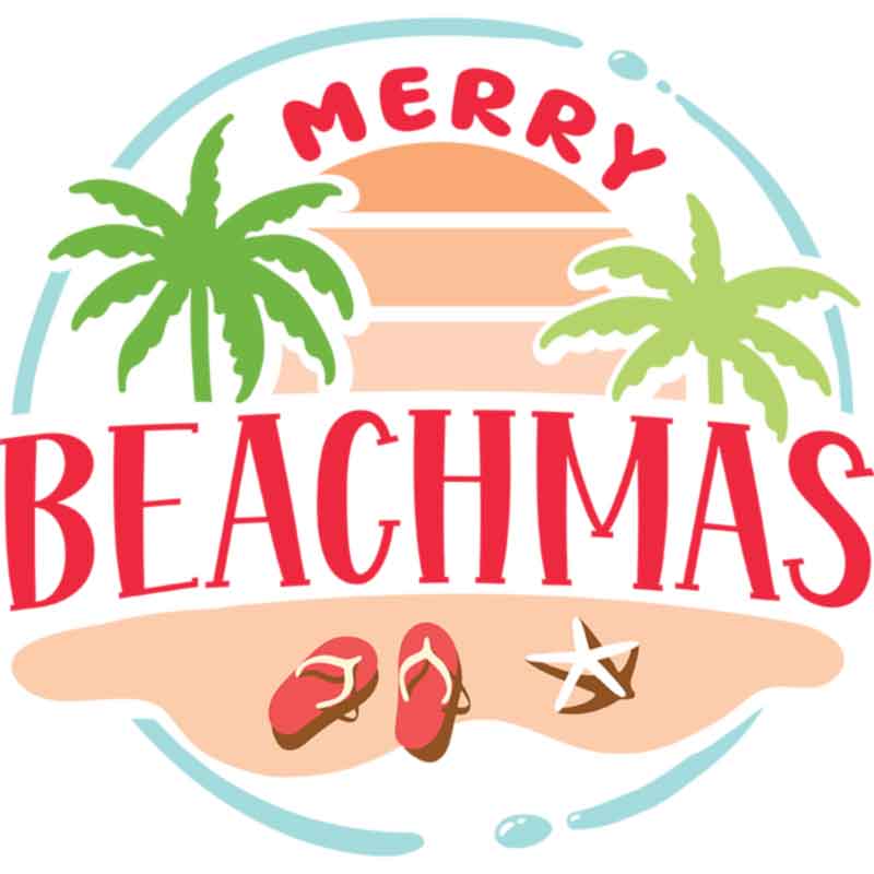 Merry Beachmas (DTF Transfer)