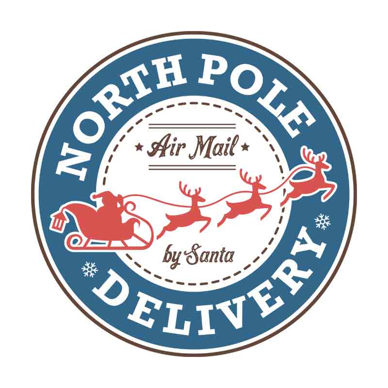 Vintage North Pole Delivery (DTF Transfer)