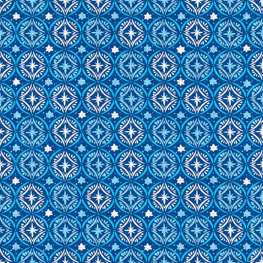 12" Winter Stars - Siser EasyPatterns Plus Sparkle