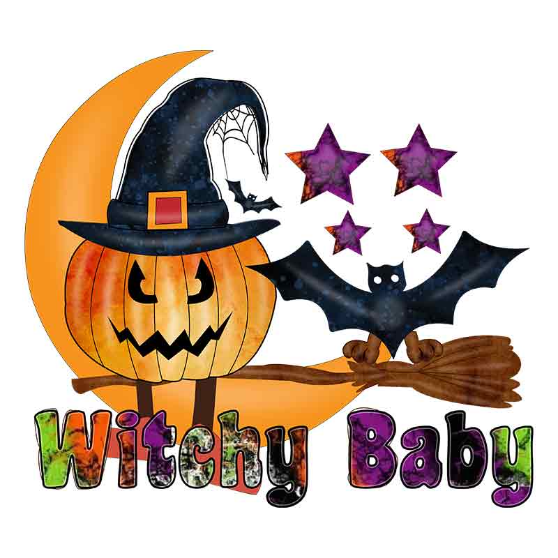 Witchy Baby  (DTF Transfer)