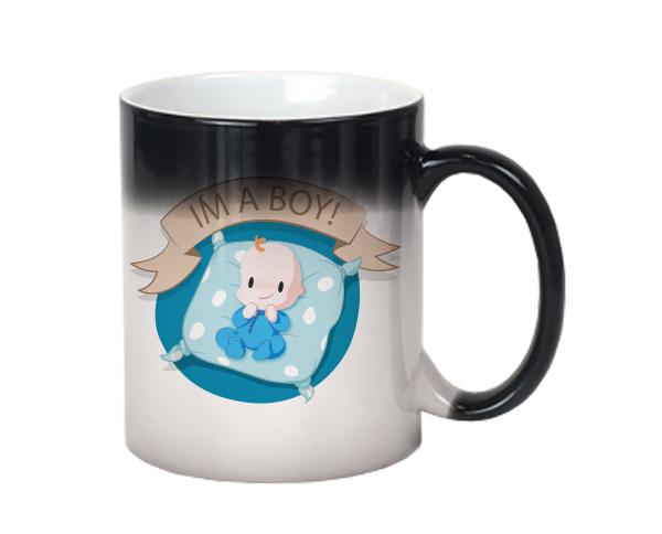 Color-Changing Sublimation Mug - 11oz - Black