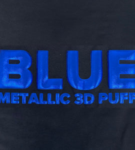 Blue Metallic PARART 3D Puff Heat Transfer Vinyl (HTV)