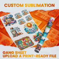 Custom Sublimation Gang Sheet - UPLOAD A PRINT-READY FILE (Advanced Users)