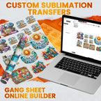 Custom Sublimation Gang Sheet ONLINE BUILDER (24 hour excluding holidays/weekends)