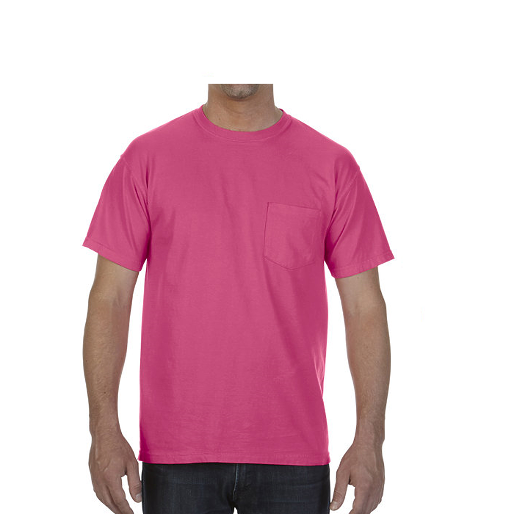 Comfort Color Unisex Pigment Dyed Short Sleeve Pocket T-Shirt