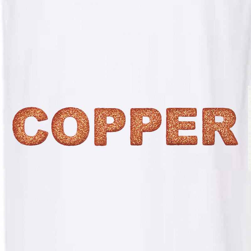 Copper Glitter PARART 3D Puff Heat Transfer Vinyl (HTV)