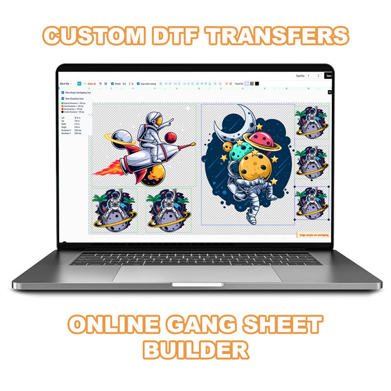 UV DTF (Custom) Gang Sheet Transfers – Sparkling Shirts & More