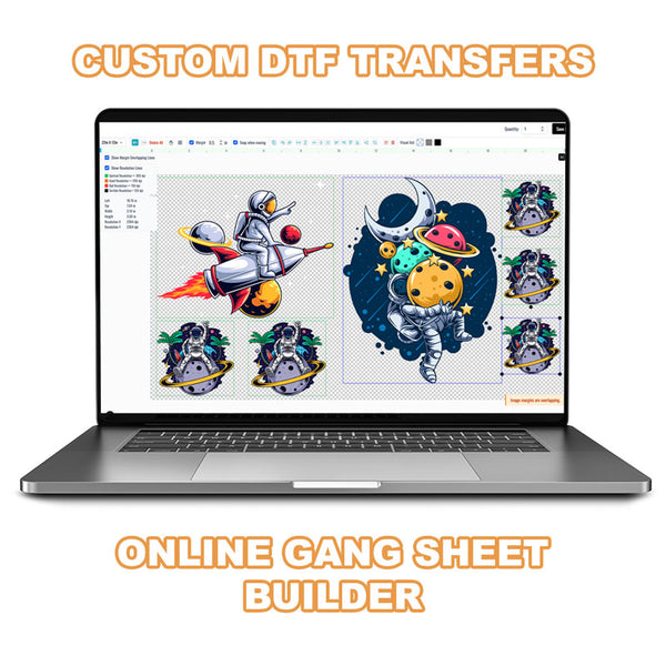 Custom DTF Full Color Heat Transfer - Best Quality, Fast, No Mininimums