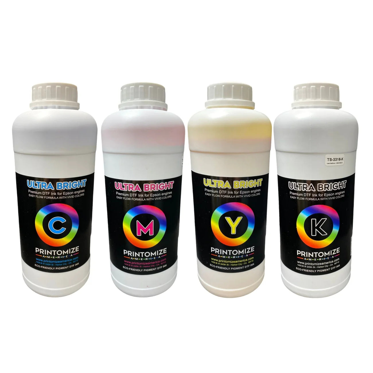 Ultra Bright DTF Ink 1 Liter CMYK