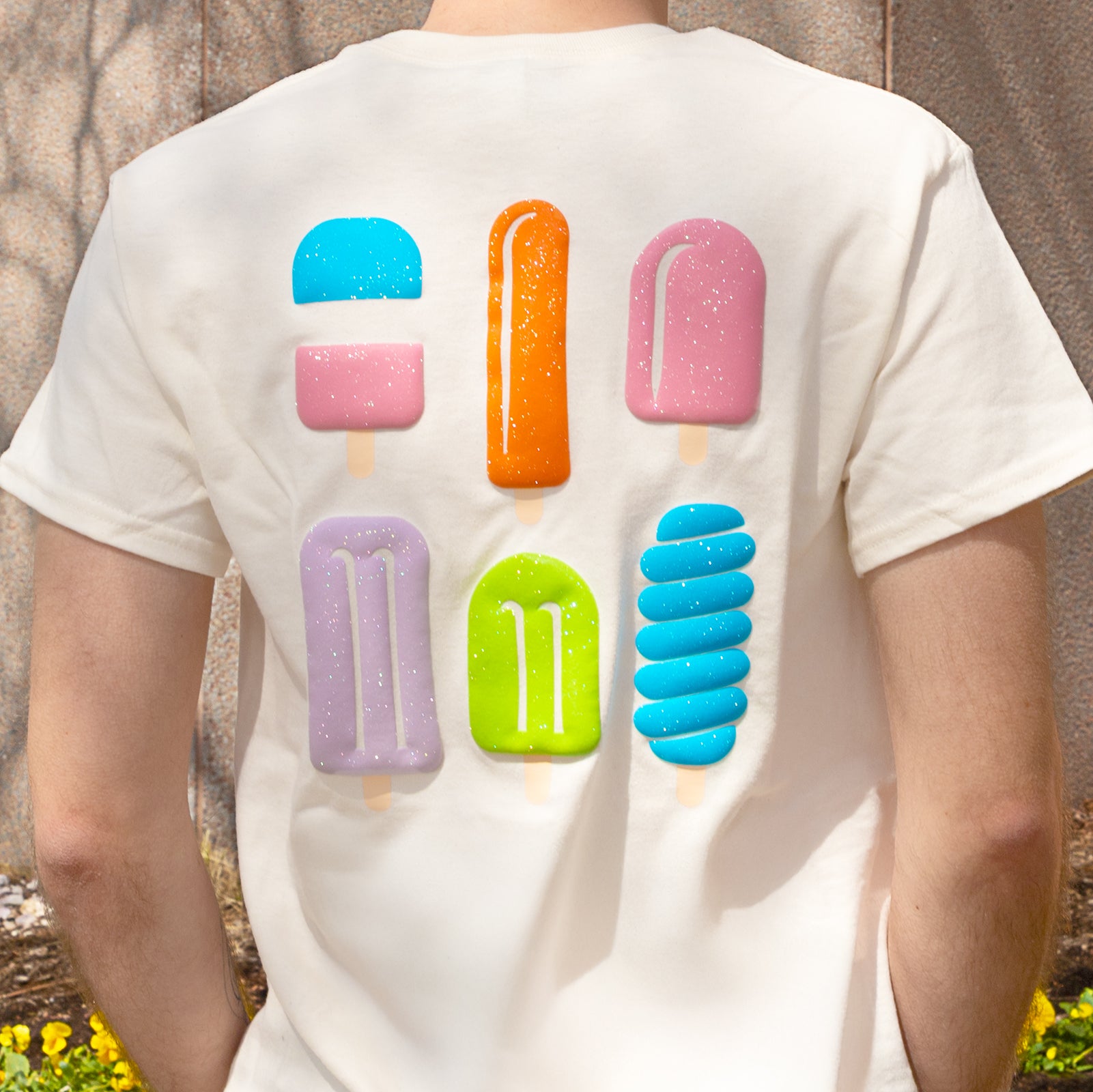 12" Orange Slice - Siser Glitter Easy Puff Heat Transfer Vinyl