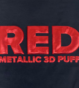 Red Metallic PARART 3D Puff Heat Transfer Vinyl (HTV)