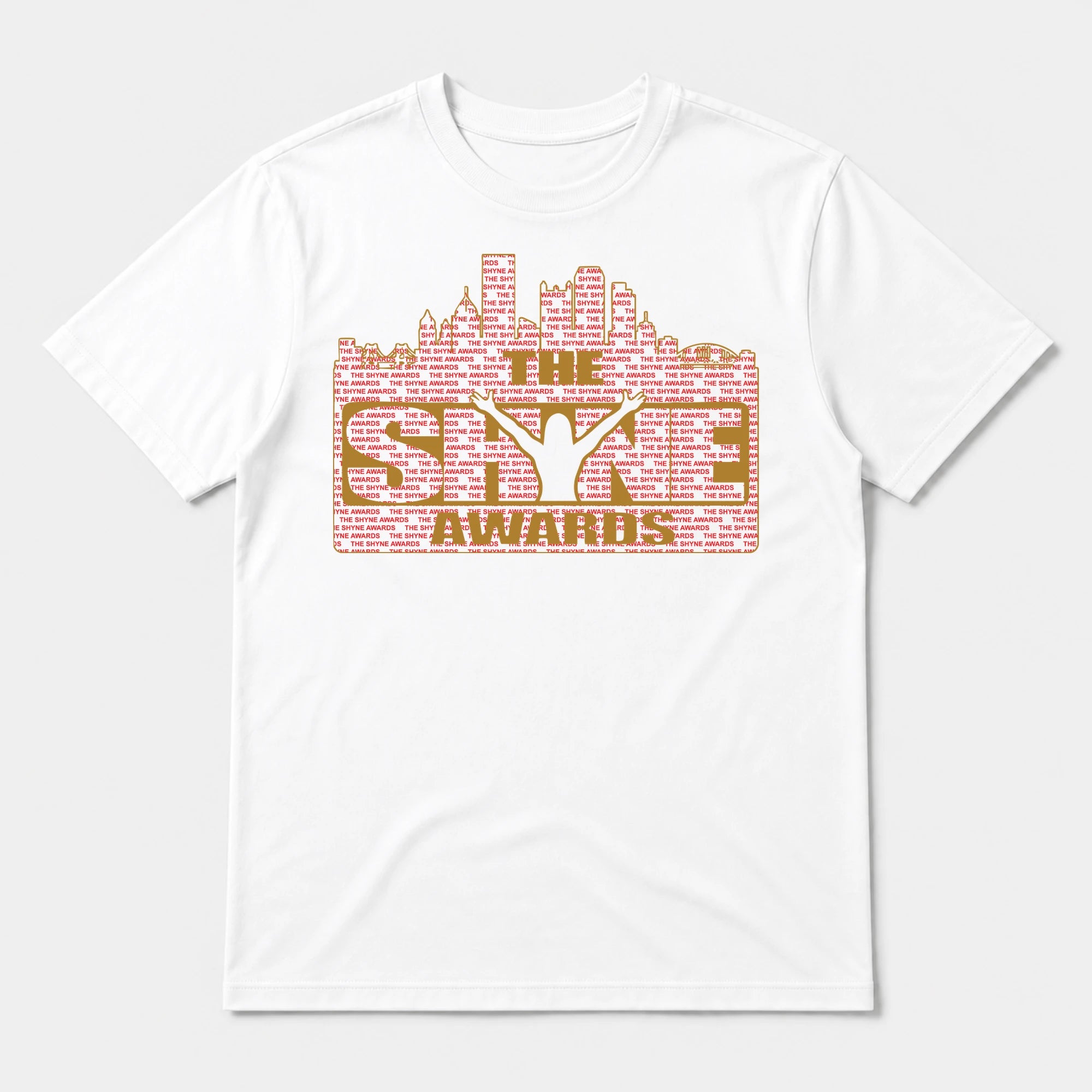 Shyne Awards Gold/Red Skyline T-Shirt
