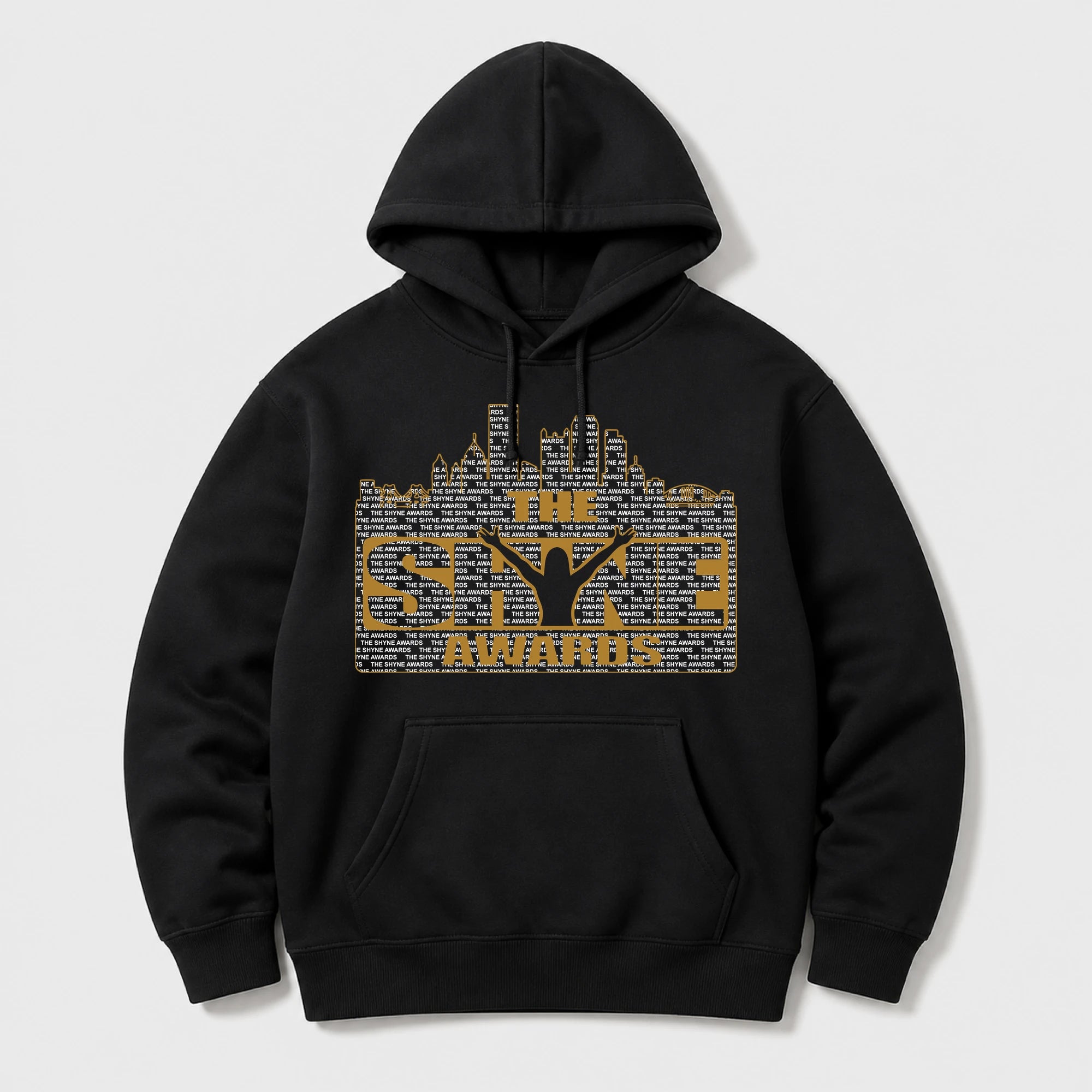 Shyne Awards Gold/White Skyline Hoodie