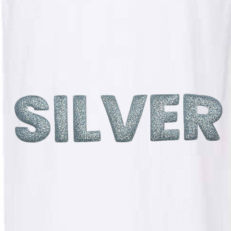 Silver Glitter PARART 3D Puff Heat Transfer Vinyl (HTV)