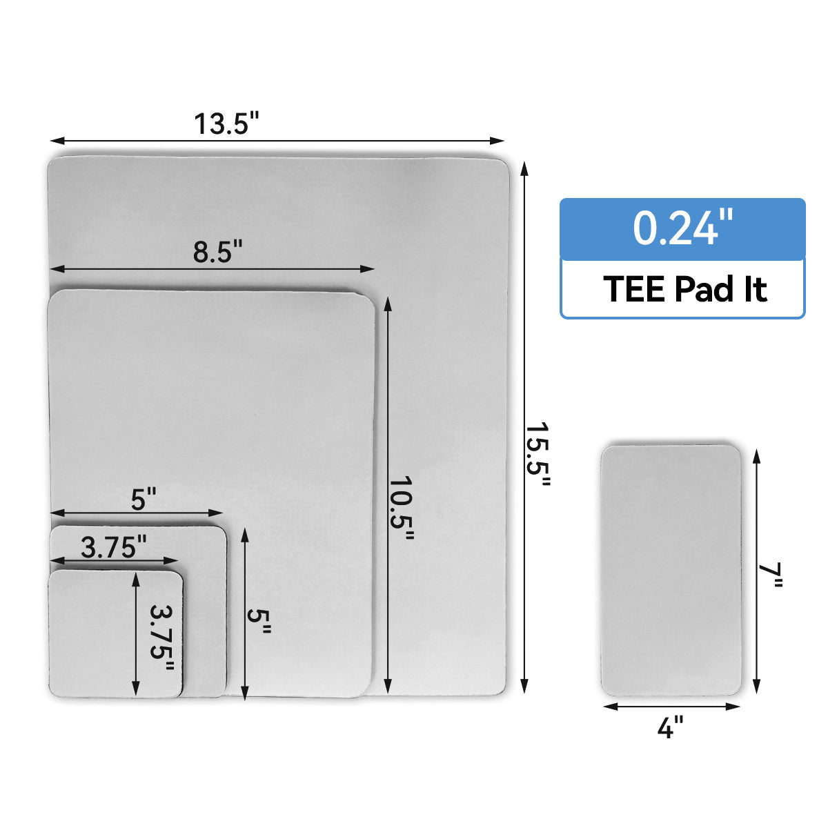 Sublimation Mouse Pad / Tee Pad Bundle