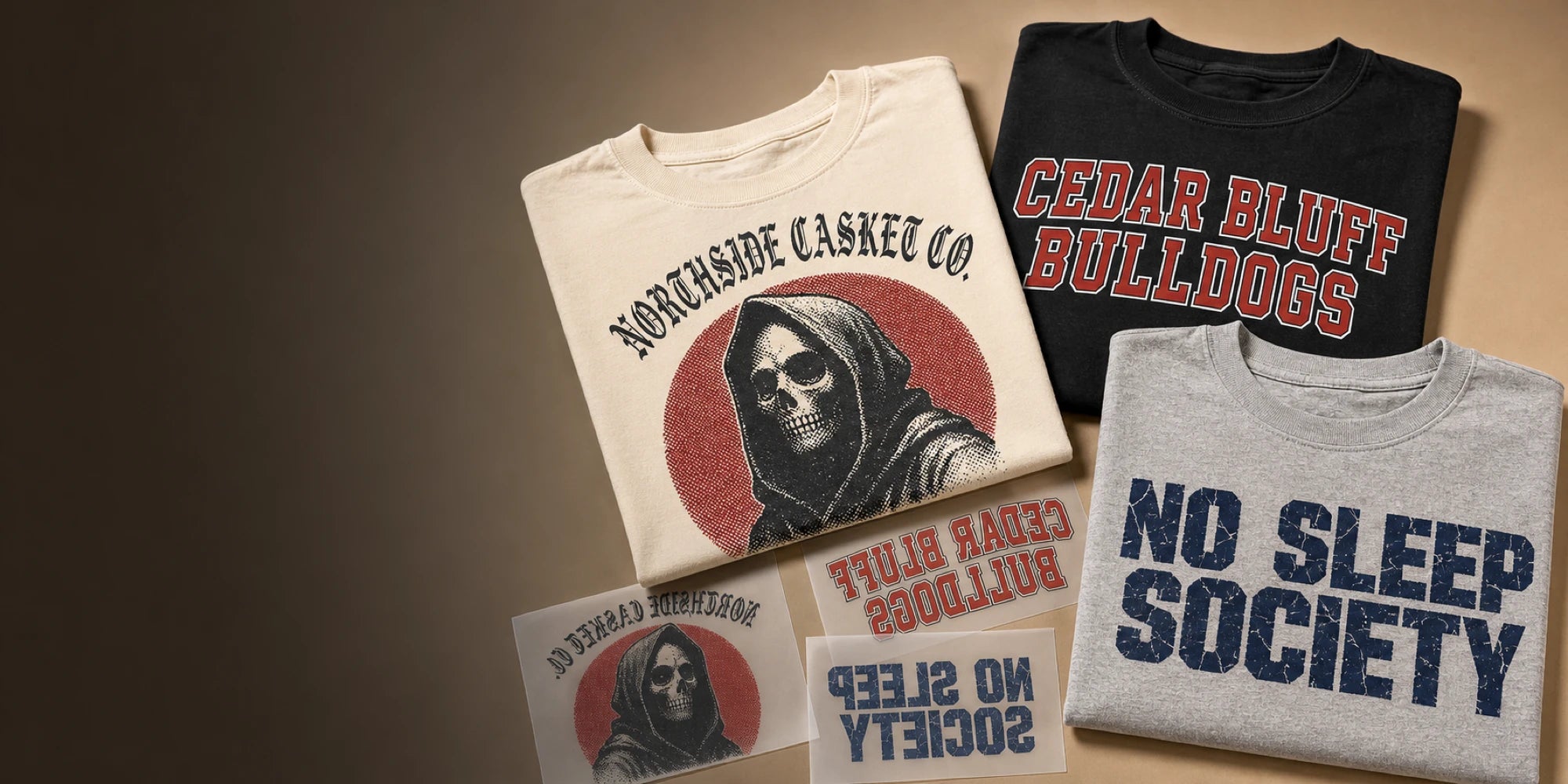 Custom screen print transfers by Atlanta Vinyl
