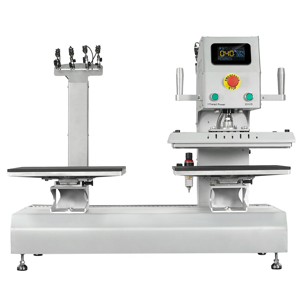 TITAN 16” x 20” Auto / Semi-Auto Dual Station Pneumatic Heat Press with Laser Alignment