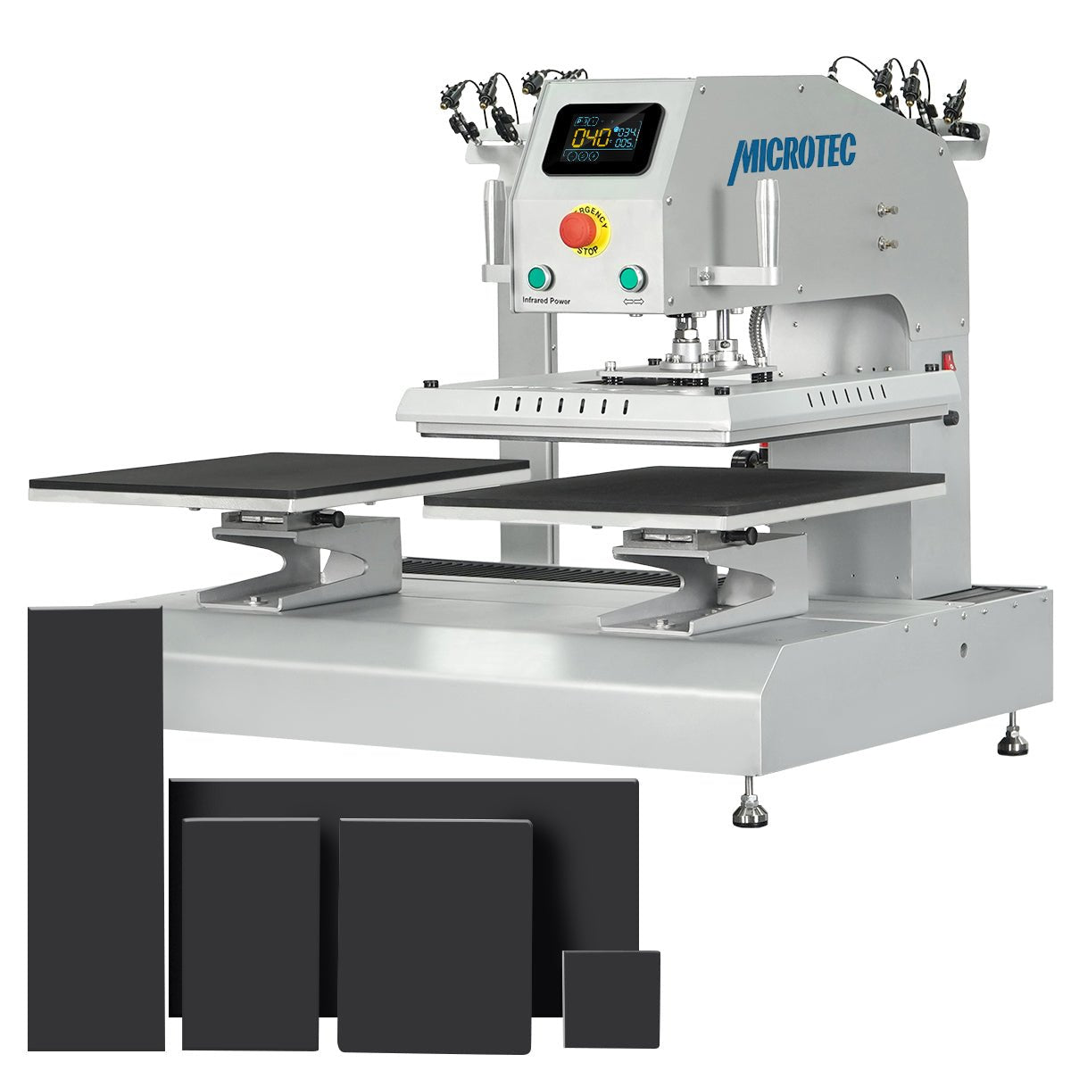 TITAN 16” x 20” Auto / Semi-Auto Dual Station Pneumatic Heat Press with Laser Alignment