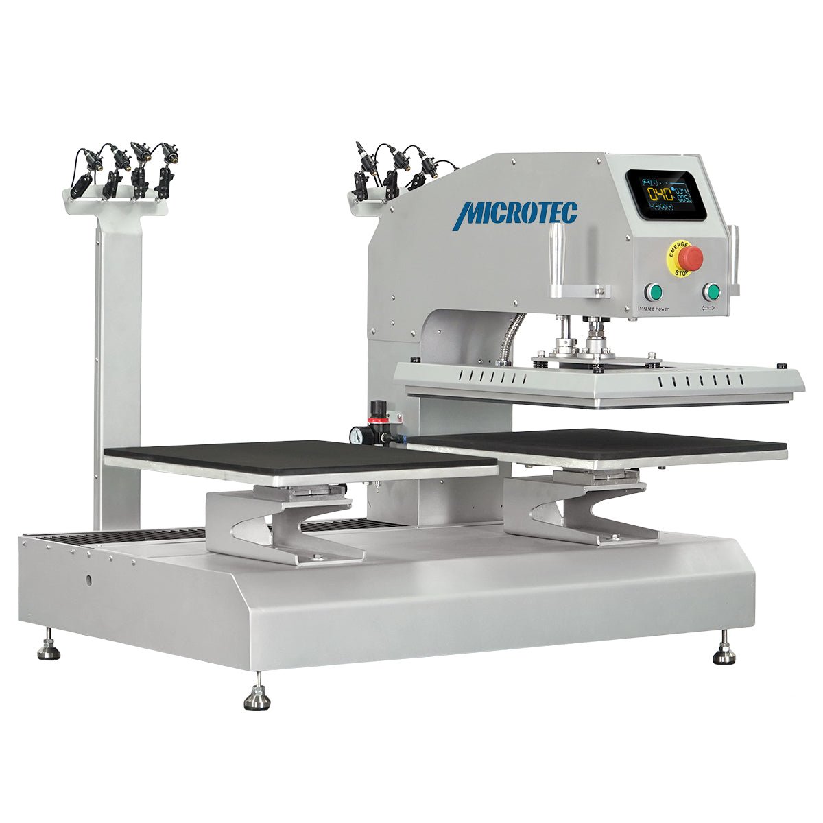 TITAN 16” x 24” Auto / Semi-Auto Dual Station Pneumatic Heat Press with Laser Alignment
