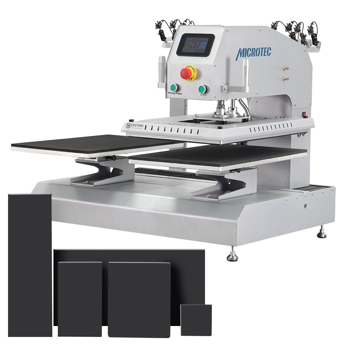 TITAN 16” x 24” Auto / Semi-Auto Dual Station Pneumatic Heat Press with Laser Alignment