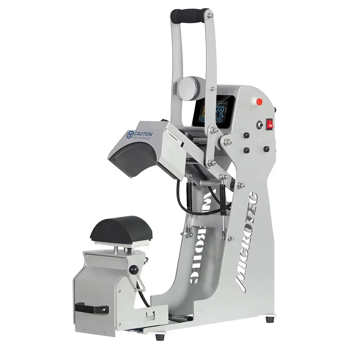 Titan Dual Heat Slide Out Cap Press Includes 4 Interchangeable Silicon Cap Pads